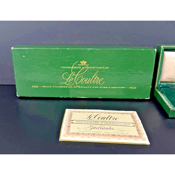 Vintage LeCoultre 14K Gold Diamond Ladies Watch Box Papers main image 15